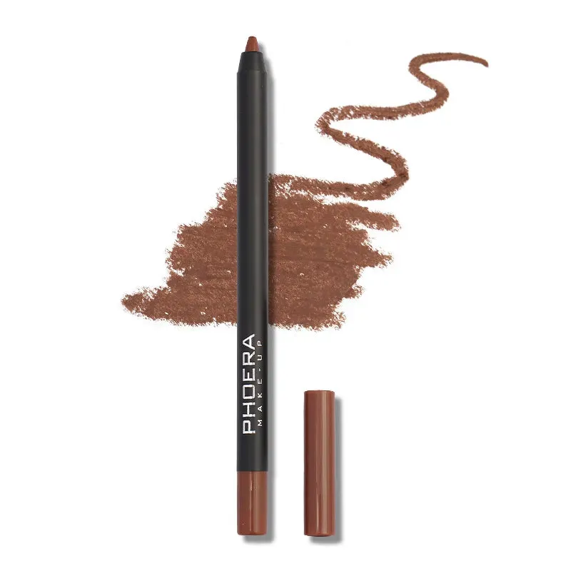 12 Color Matte Brown Lip Liner - Waterproof, Long-Lasting, Moisturizing Sexy Lip Pencil for Women. Achieve a Natural Lipstick Look with this Lip Cosmetics Makeup.