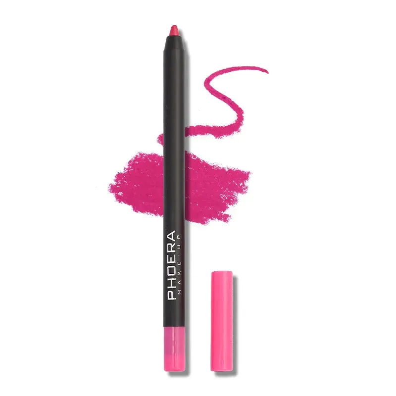 12 Color Matte Brown Lip Liner - Waterproof, Long-Lasting, Moisturizing Sexy Lip Pencil for Women. Achieve a Natural Lipstick Look with this Lip Cosmetics Makeup.