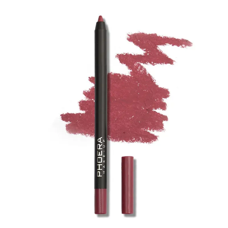 12 Color Matte Brown Lip Liner - Waterproof, Long-Lasting, Moisturizing Sexy Lip Pencil for Women. Achieve a Natural Lipstick Look with this Lip Cosmetics Makeup.