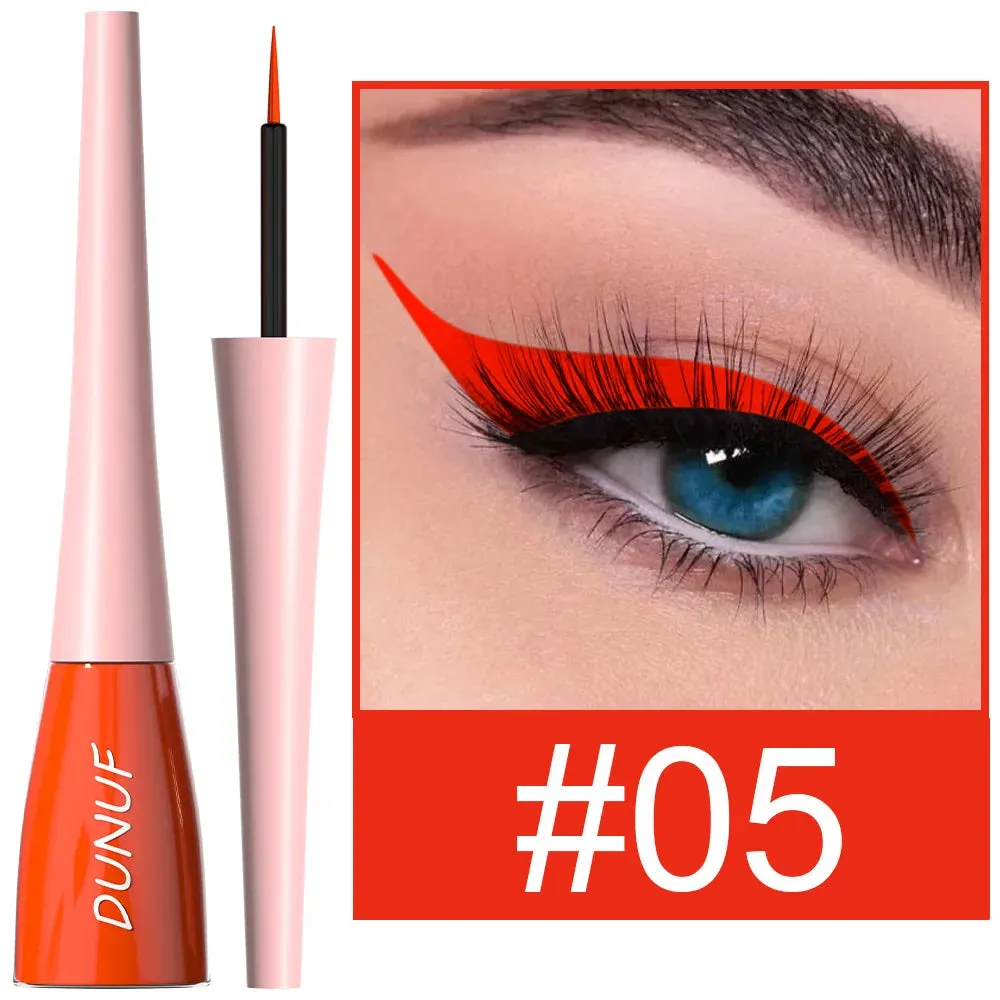 12 Pieces Color Waterproof Eyeliner Pencil