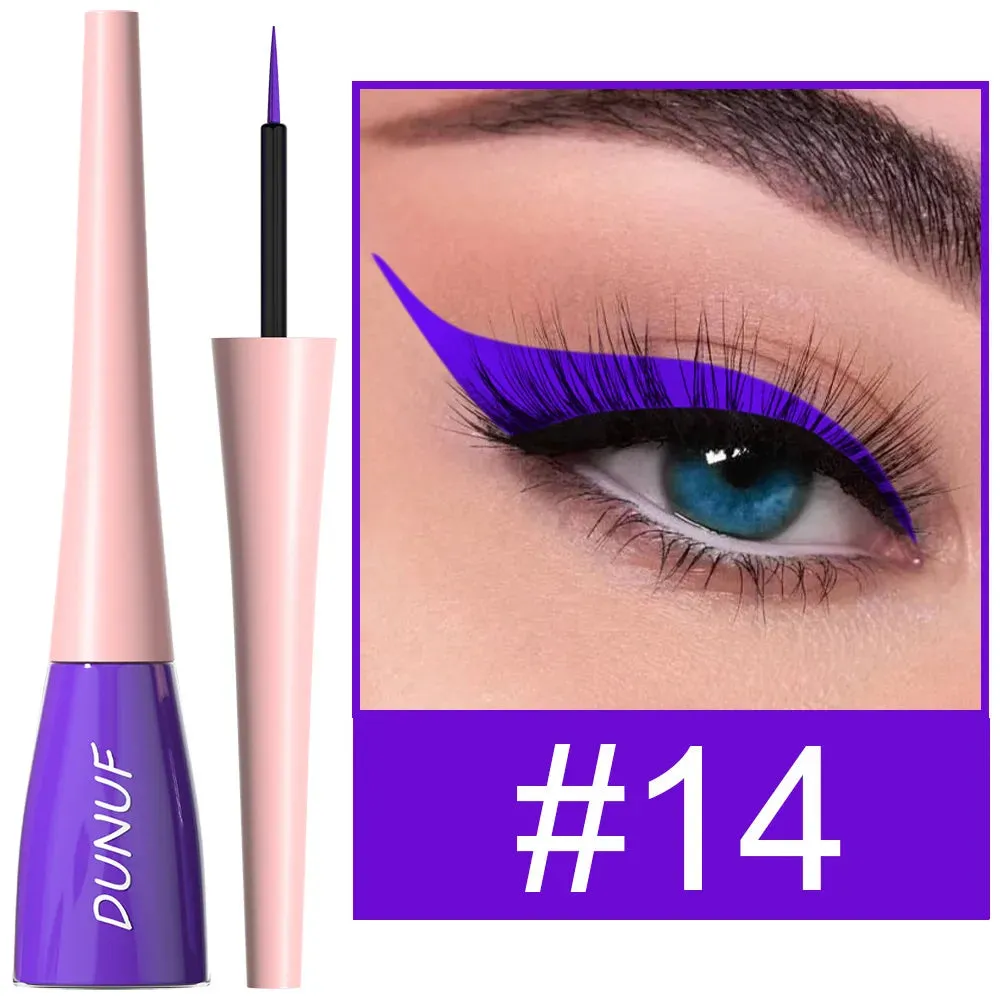 12 Pieces Color Waterproof Eyeliner Pencil