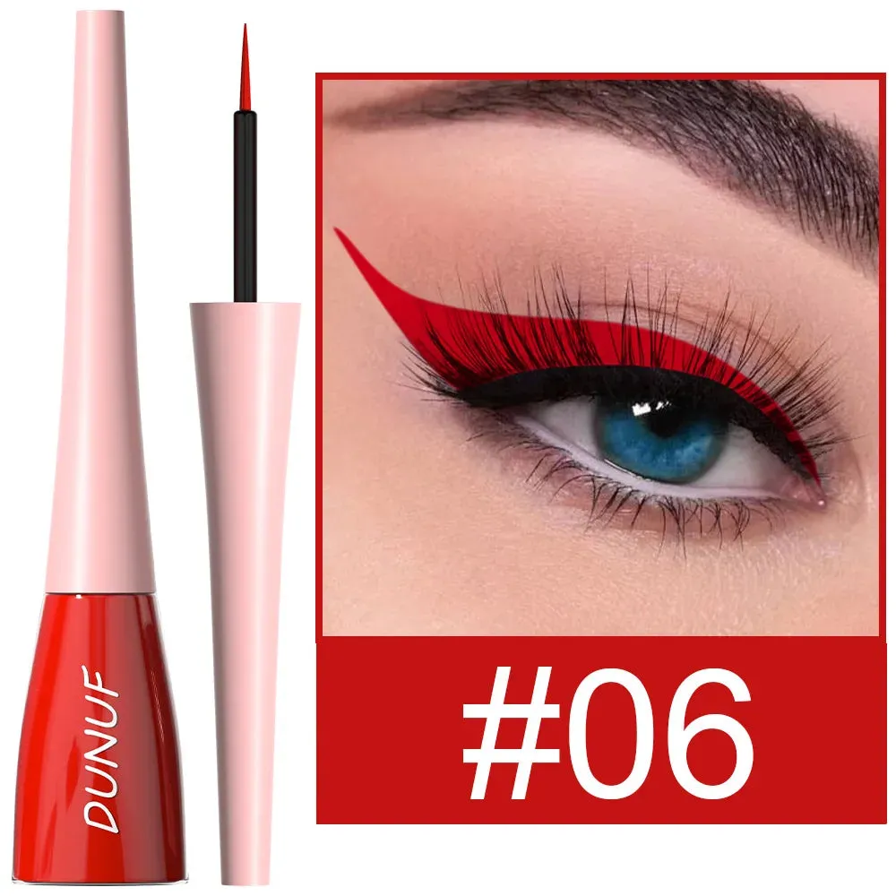 12 Pieces Color Waterproof Eyeliner Pencil