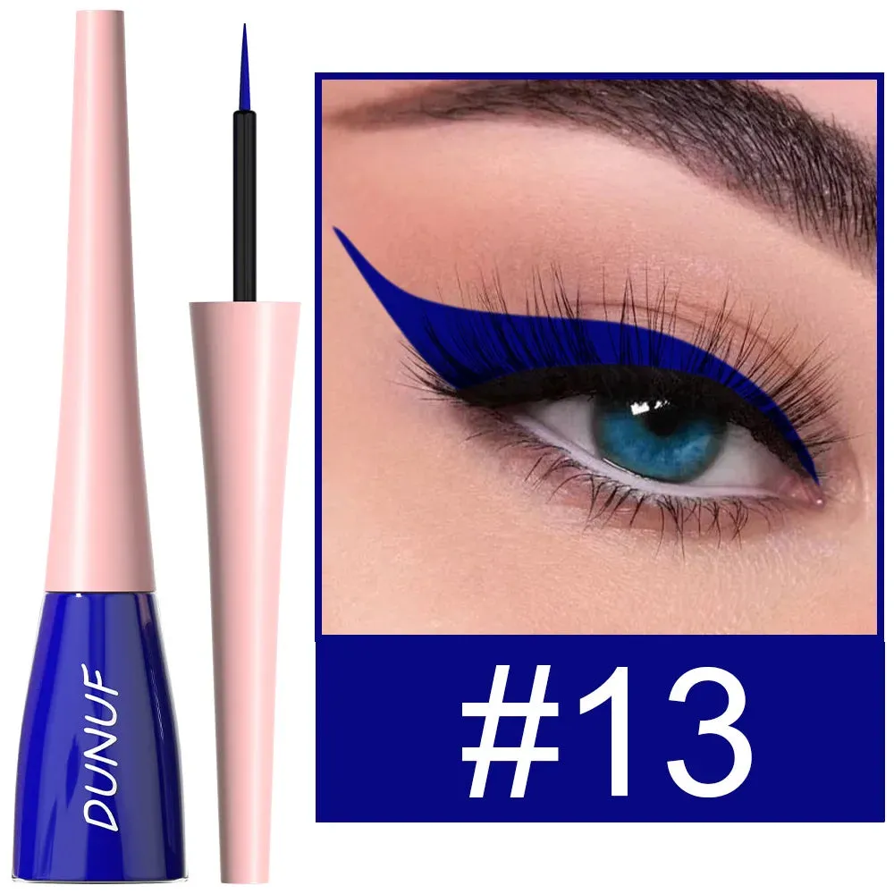 12 Pieces Color Waterproof Eyeliner Pencil