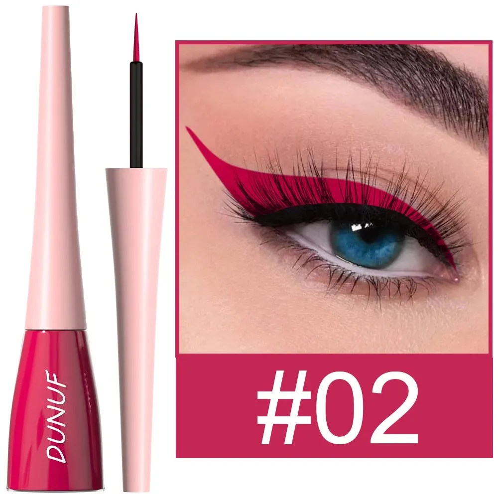 12 Pieces Color Waterproof Eyeliner Pencil