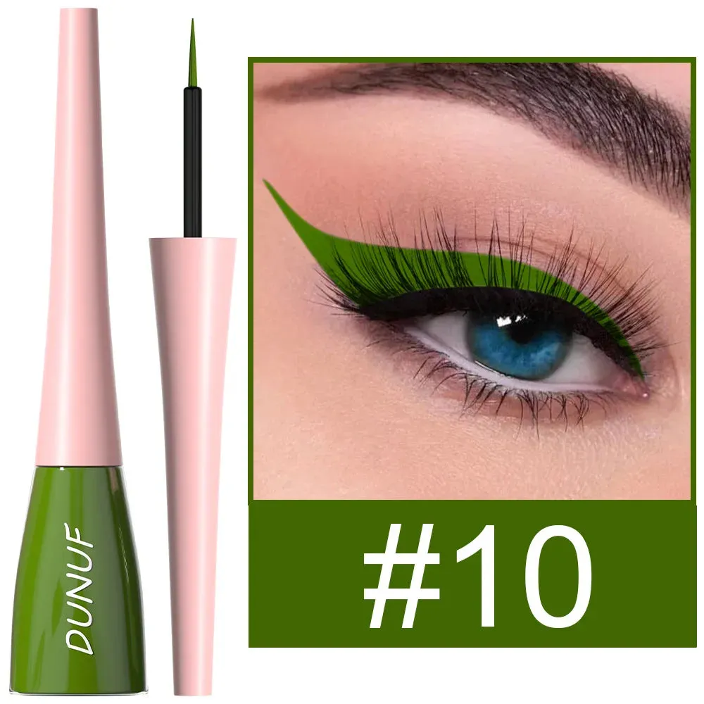 12 Pieces Color Waterproof Eyeliner Pencil
