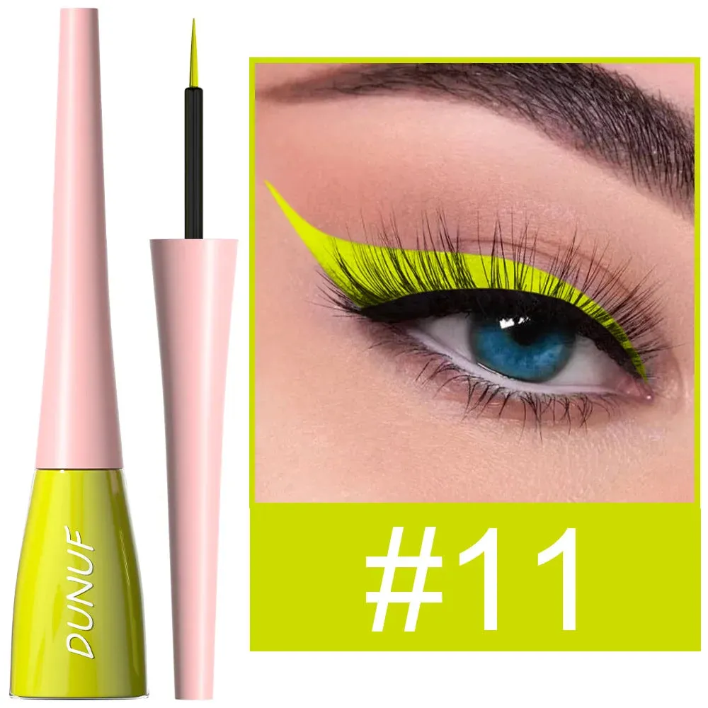 12 Pieces Color Waterproof Eyeliner Pencil