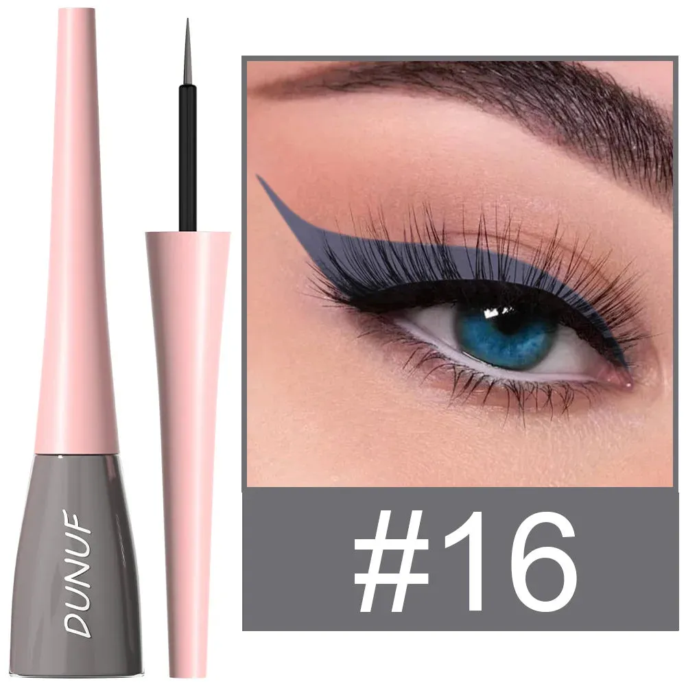 12 Pieces Color Waterproof Eyeliner Pencil