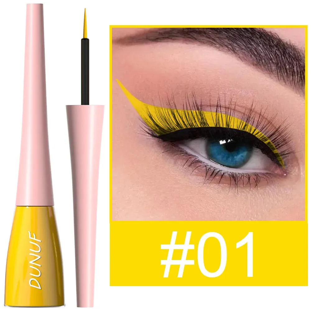 12 Pieces Color Waterproof Eyeliner Pencil