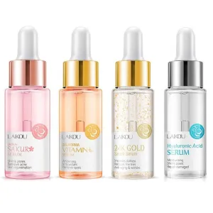 15ml Gold Snail & Vitamin C Whitening Serum Japan Sakura Hyaluronic Acid skin Care Face Serum