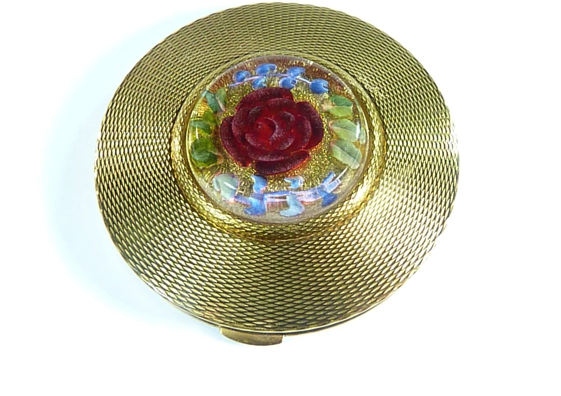 1950s Refillable Lucite Loose Powder Compact