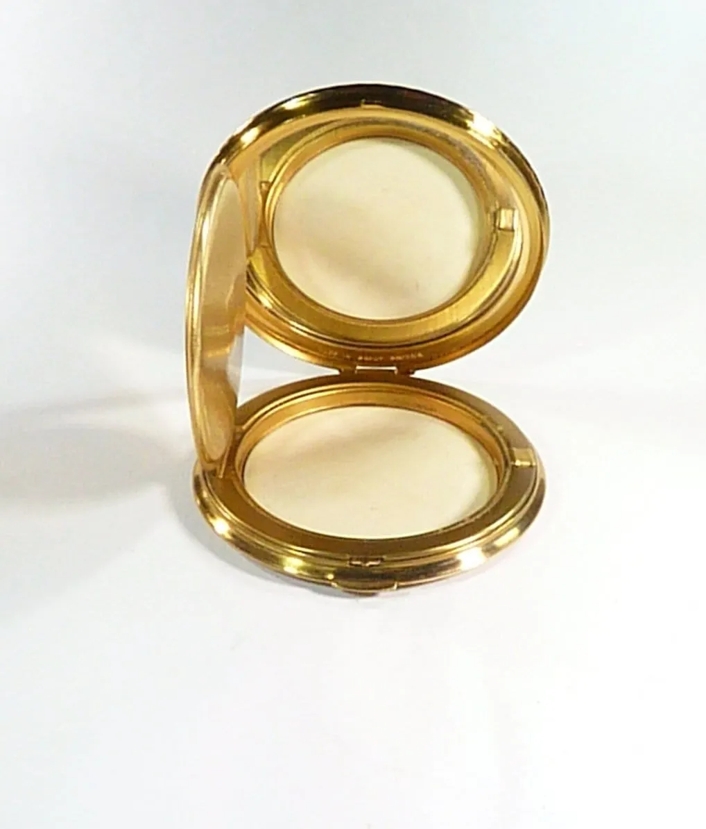 1950s Refillable Lucite Loose Powder Compact