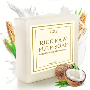 1pc Thailand Original Milk Rice Soap, Essential Oil Soap