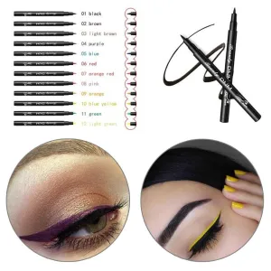 1Pcs Waterproof Long Lasting Eye Liner Matte Multi-Colored Pigment Liquid Eyeliner Cosmetic Eyeshadow Pencil Makeup Accessories
