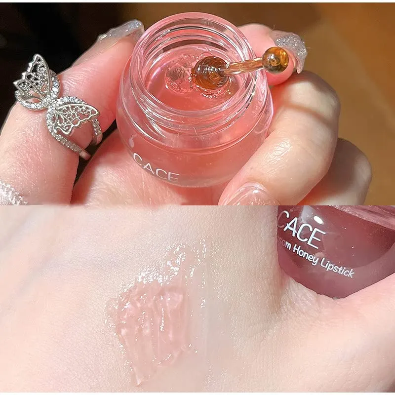 2 Bottles Honey Lip Balm, Day Repair Deep Moisture and Fade Lip Lines, Rich in Vitamin E & Beeswax Essence Natural Lip Enhancer Care Sleeping Lip Mask