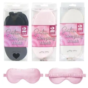 2 Pack Super Soft Satin Sleeping Eye Mask