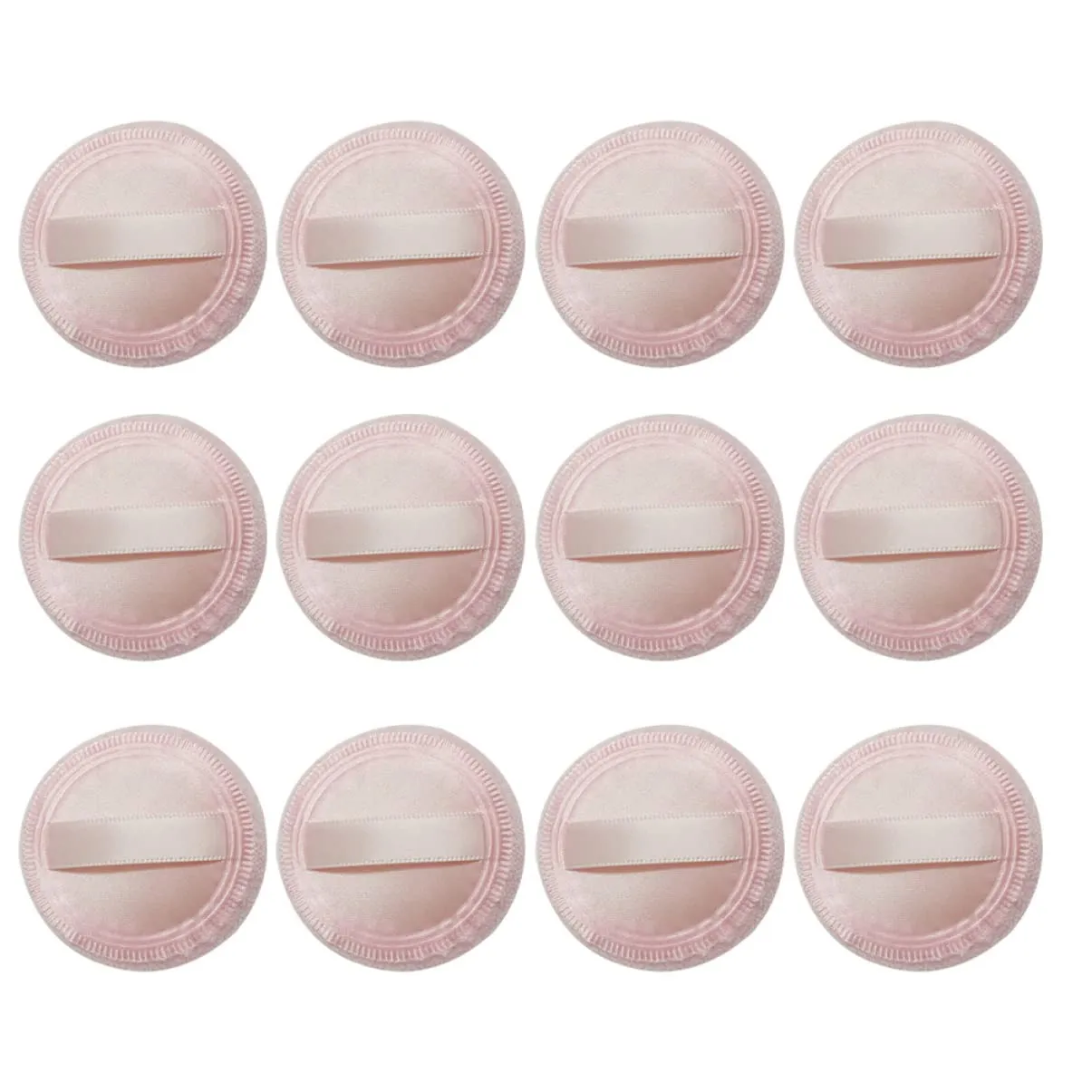 20pcs Velour Makeup Puff Soft Powder Applicators for Loose Powder Compact Design for Home and Salon Use for Women Cosmetics