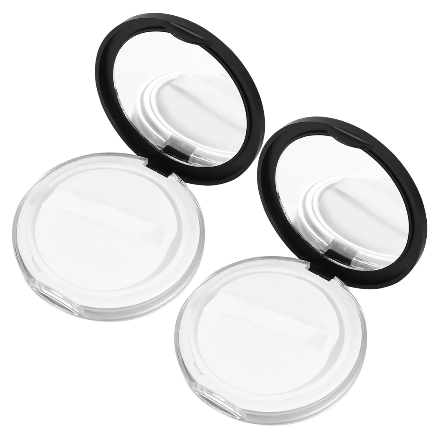 2pcs 5g Empty Powder Cases Loose Powder Travel Compact Containers