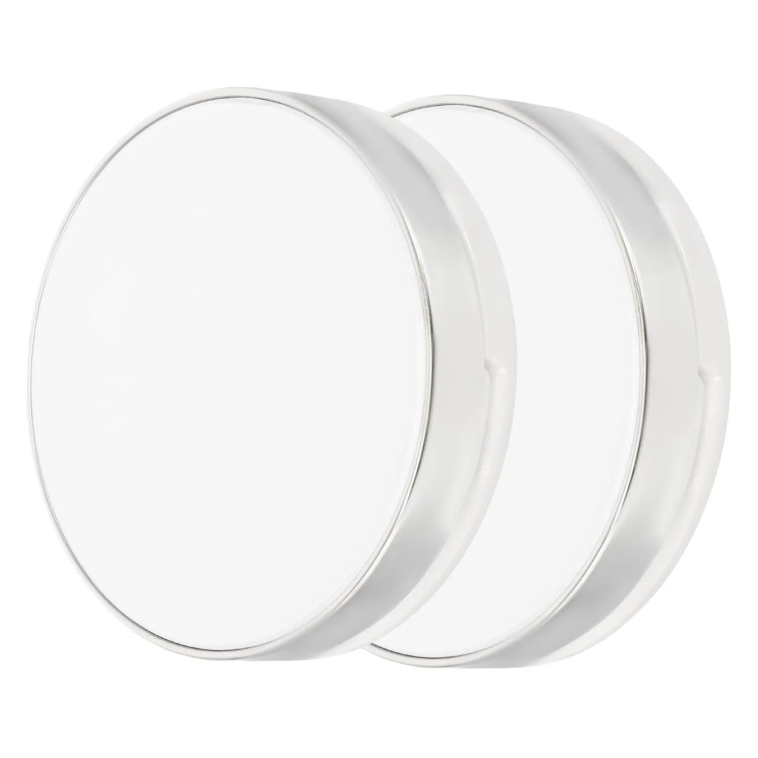 2pcs Cushion Foundation Box with Mirror Portable Makeup Powder Container Refillable Compact Case for Loose Powder Sturdy and Design Women