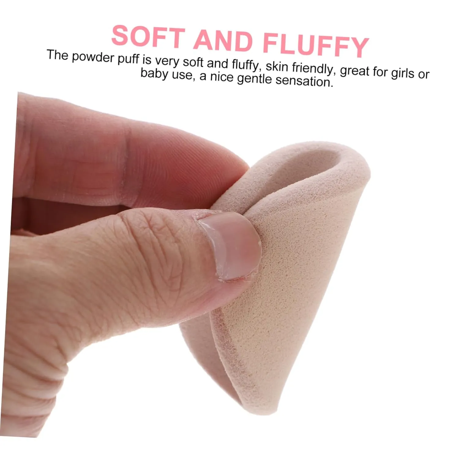 2pcs Makeup Sponges with Travel Case Versatile Beauty Puff for Liquid Applications Compact Use for Foundation Blush Application