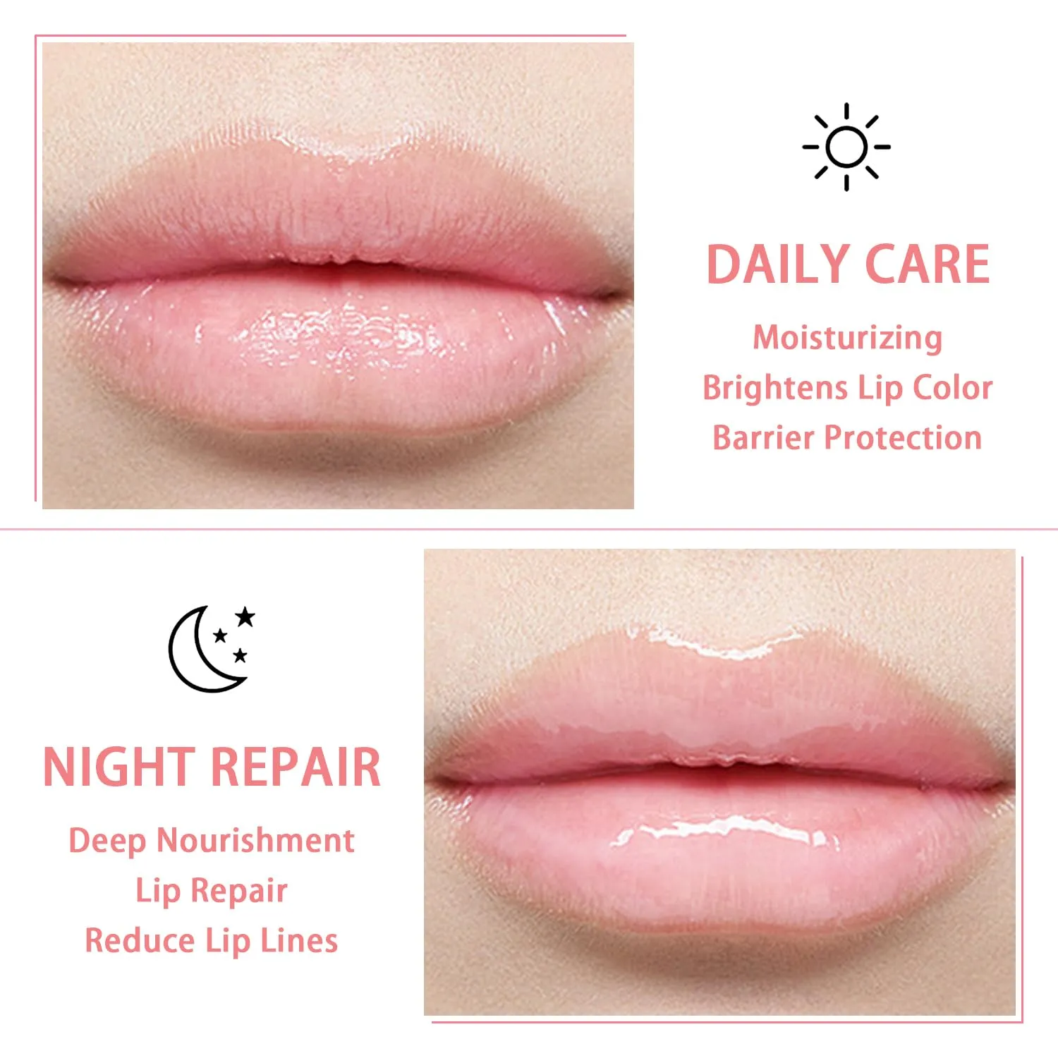 3 Pcs Bee Lip Balm Honey Pot, Coconut Watermelon Apple Lime Lip Mask Overnight, Moisturizing Lip Sleeping Mask, Hydrate Repair Prevent Dry Cracked Lip Exfoliator (Coconut  Watermelon Apple Lime)
