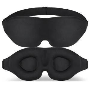3D Sleeping Eye Mask, Soft Breathable Eye Cover for Women Men, Relaxing Zero Pressure Night Blindfold