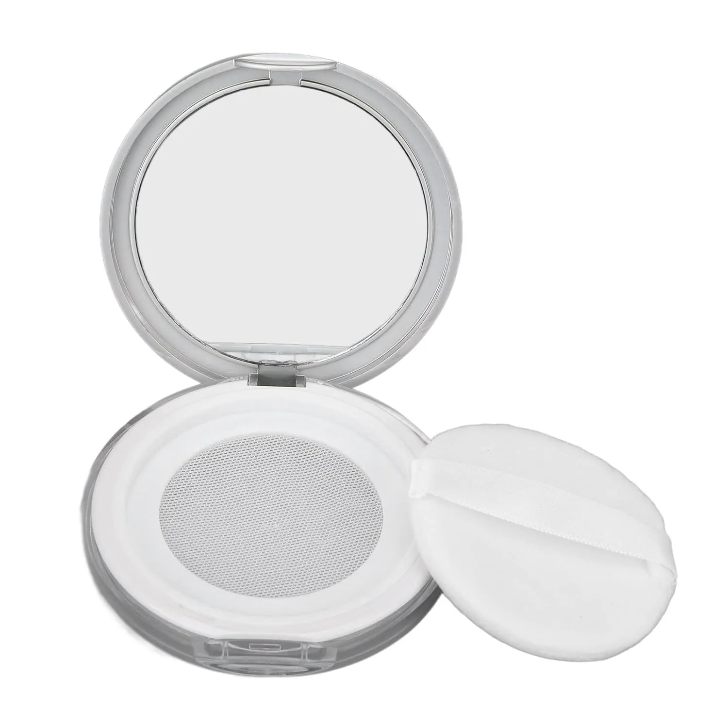 3g Plastic Empty Powder Container, Leak Proof Refillable Loose Powder Box for Compact Powder, Travel Soft Puff Loose Powder Compact Container for Insensitive Skin