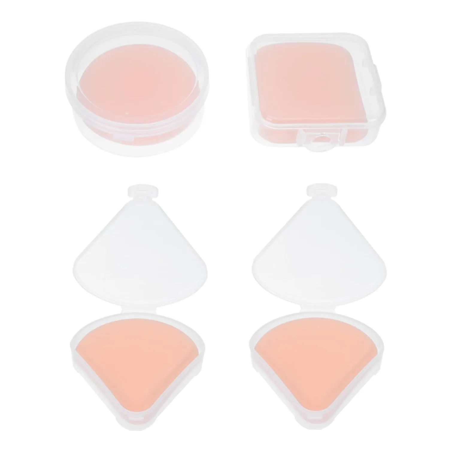 4Pcs Dual Use Loose Powder Puff Soft Gentle Makeup Tools for Application Portable and Lightweight Design for Face Makeup