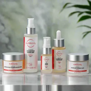 5 Steps to Perfect Skin Organic Skincare Set - Includes 5 Full Size Products