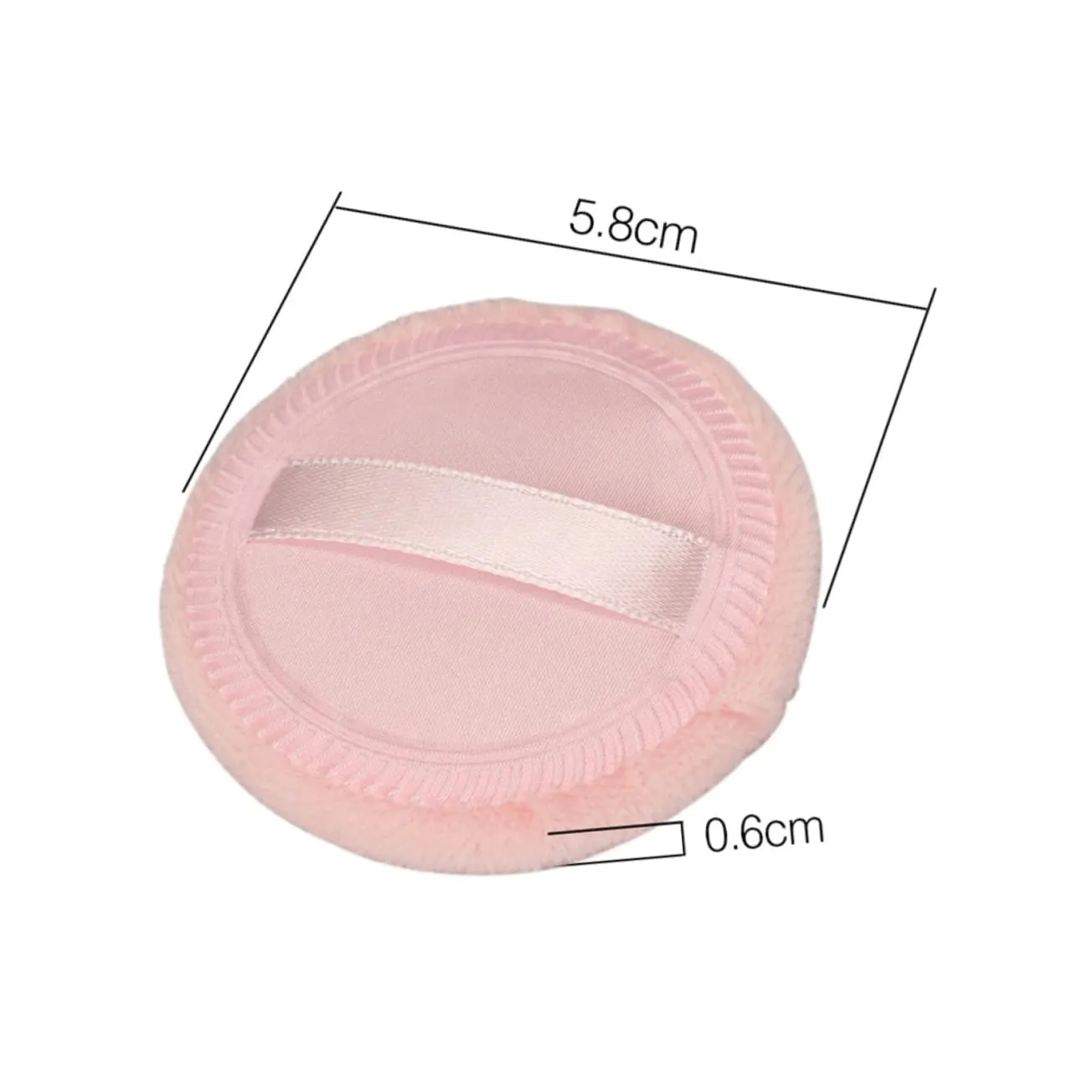 5pcs Girls Makeup Powder Puff Loose Powder Sponge Gentle and Even Application