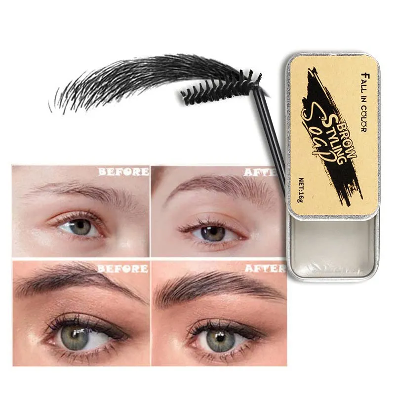 5x Longer Voluminous Eyelashes, 2 in 1 Vibely Mascara & Eyebrow Pencil & Eyeliner & Eyebrow Soap Kit & 10Pcs Eyebrow Trimming Blades, Waterproof No Clumping (5 Set)