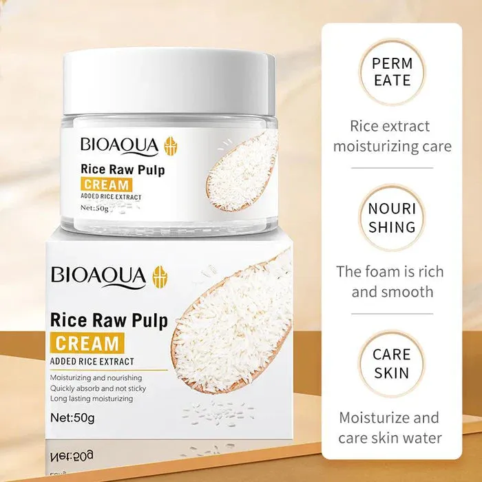 6 Step BioAqua Rice Raw Pulp Facial Skin Care Set