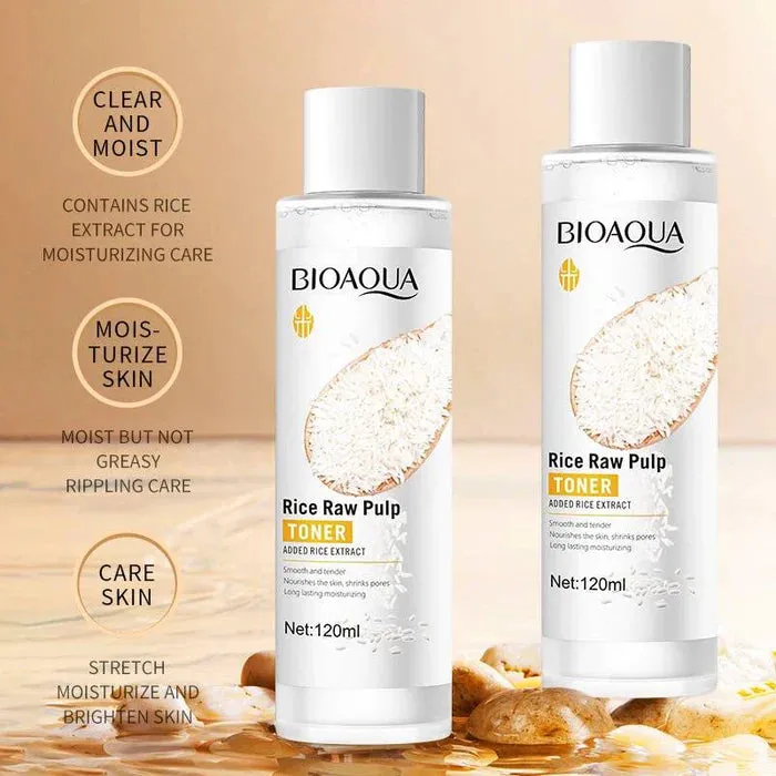 6 Step BioAqua Rice Raw Pulp Facial Skin Care Set