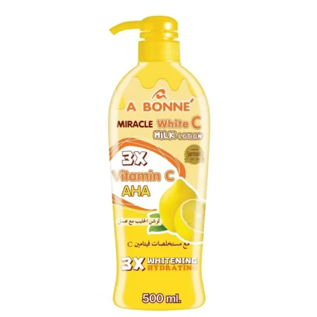 A Bonne Miracle White C Milk Lotion 3x Vitamin C AHA - 500ml