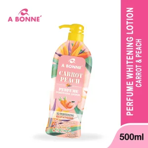 A Bonne Perfume Whitening Lotion With Carrot & Peach - 500ml