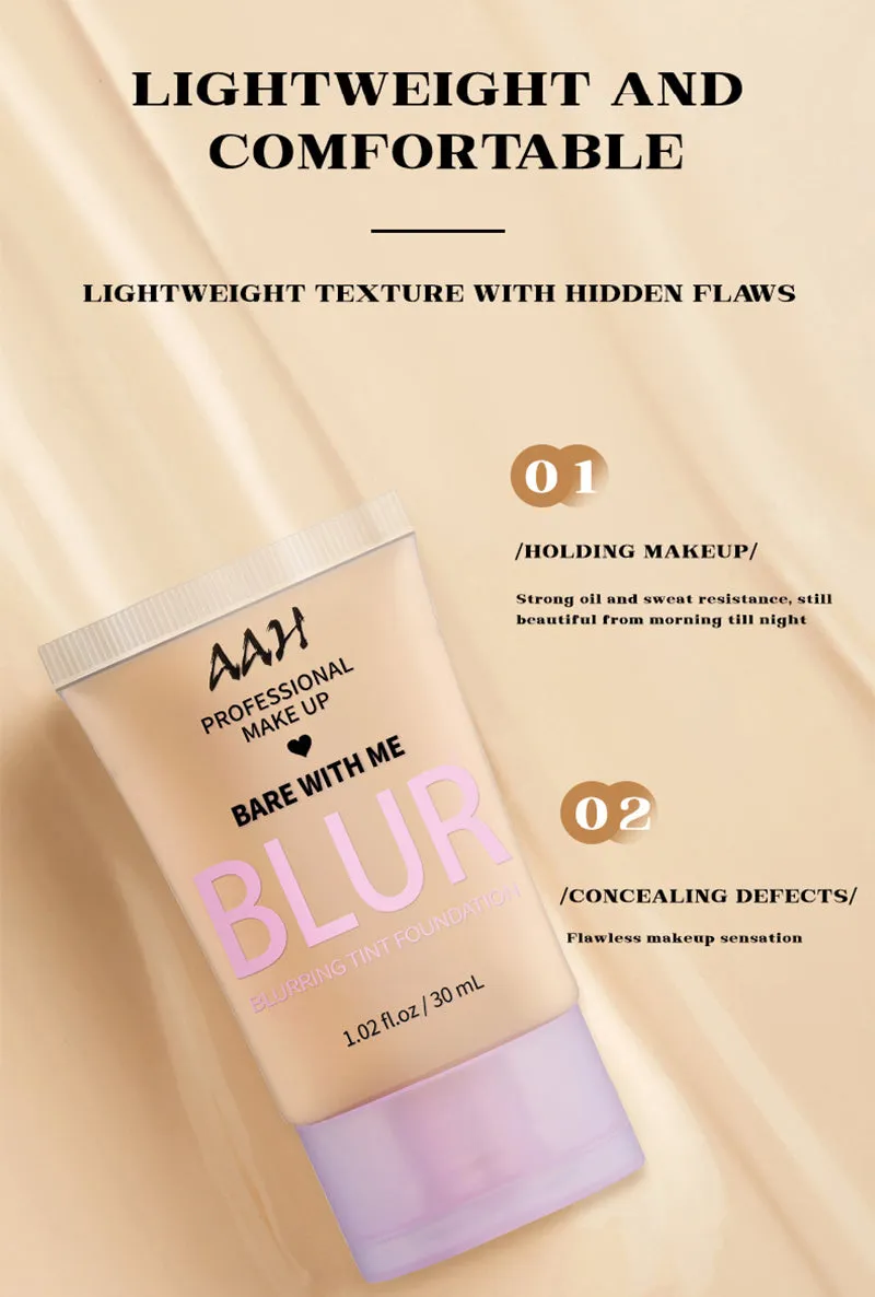 AAH-12 Colors long-lasting concealer foundation, light and breathable