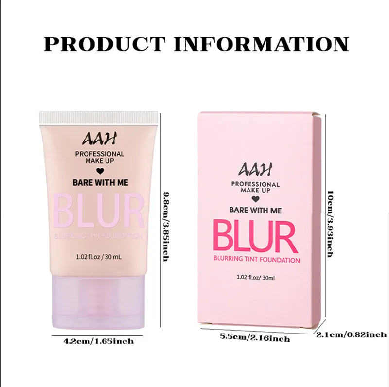 AAH-12 Colors long-lasting concealer foundation, light and breathable