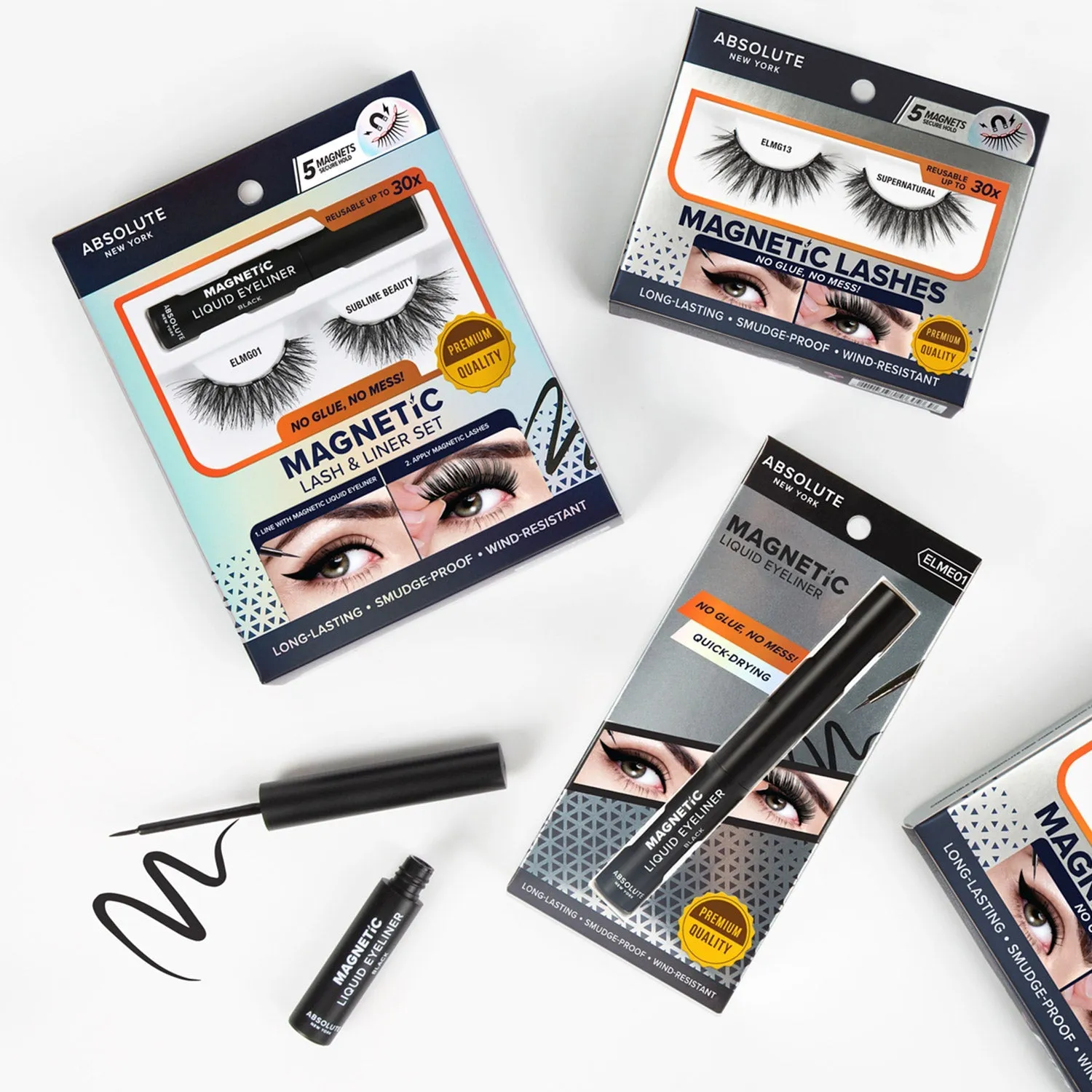 Absolute New York Magnetic Liquid Eyeliner Black