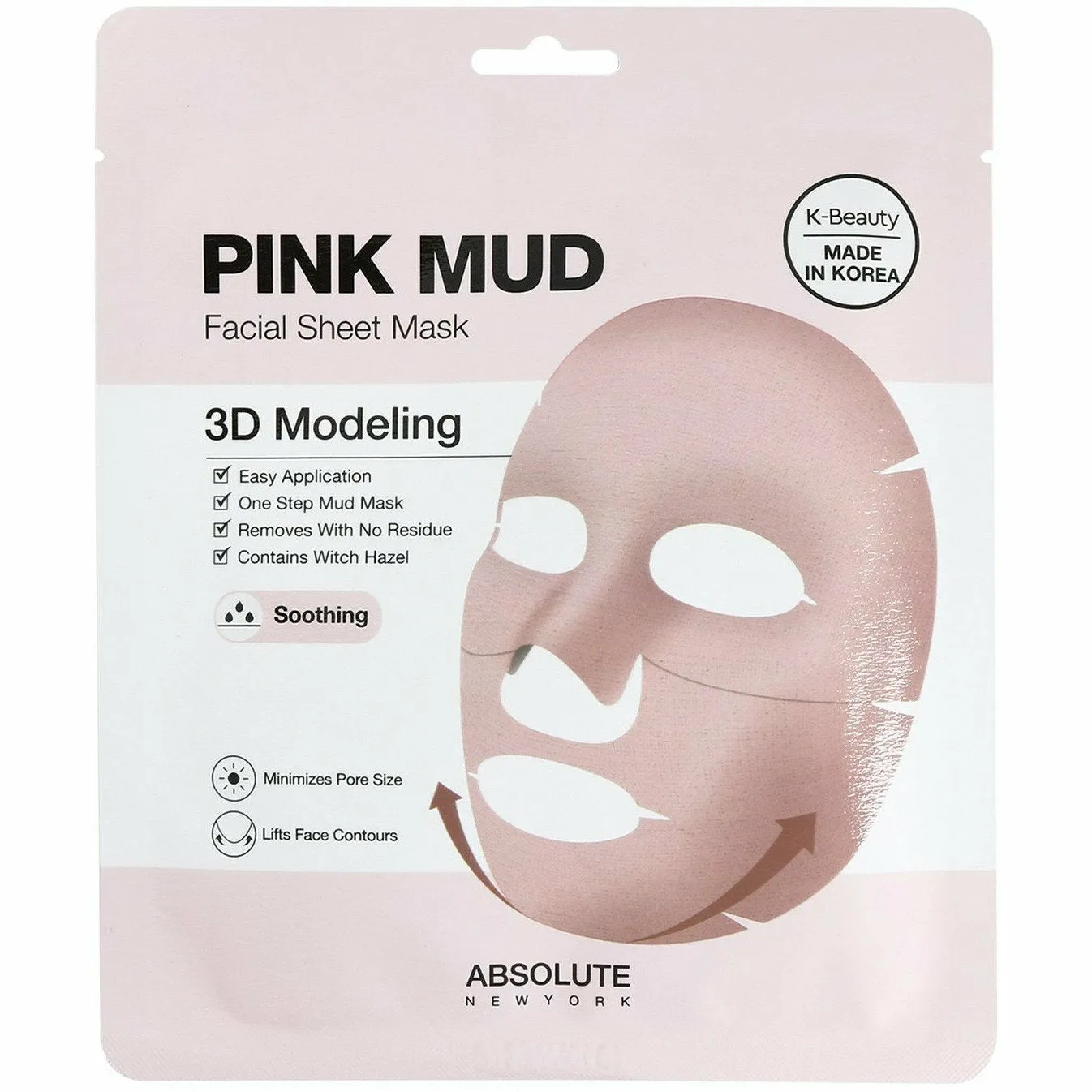 Absolute New York: Mud Facial Sheet Mask
