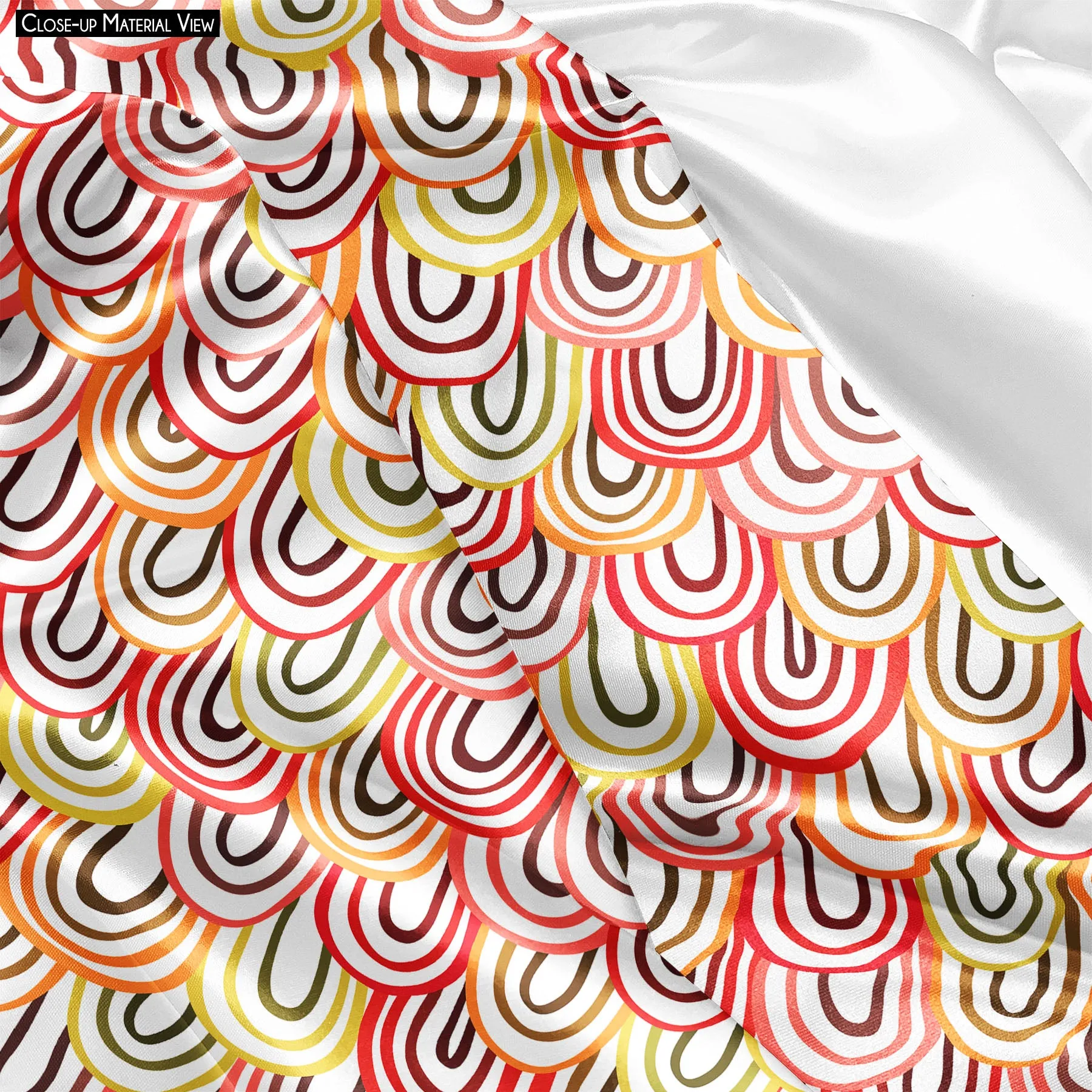 Abstract Doodles Sleeping Eye Pad Blackout Eye Cover | Soft Anti-Allergic Eco-Friendly Natural Mulberry Silk Fabric
