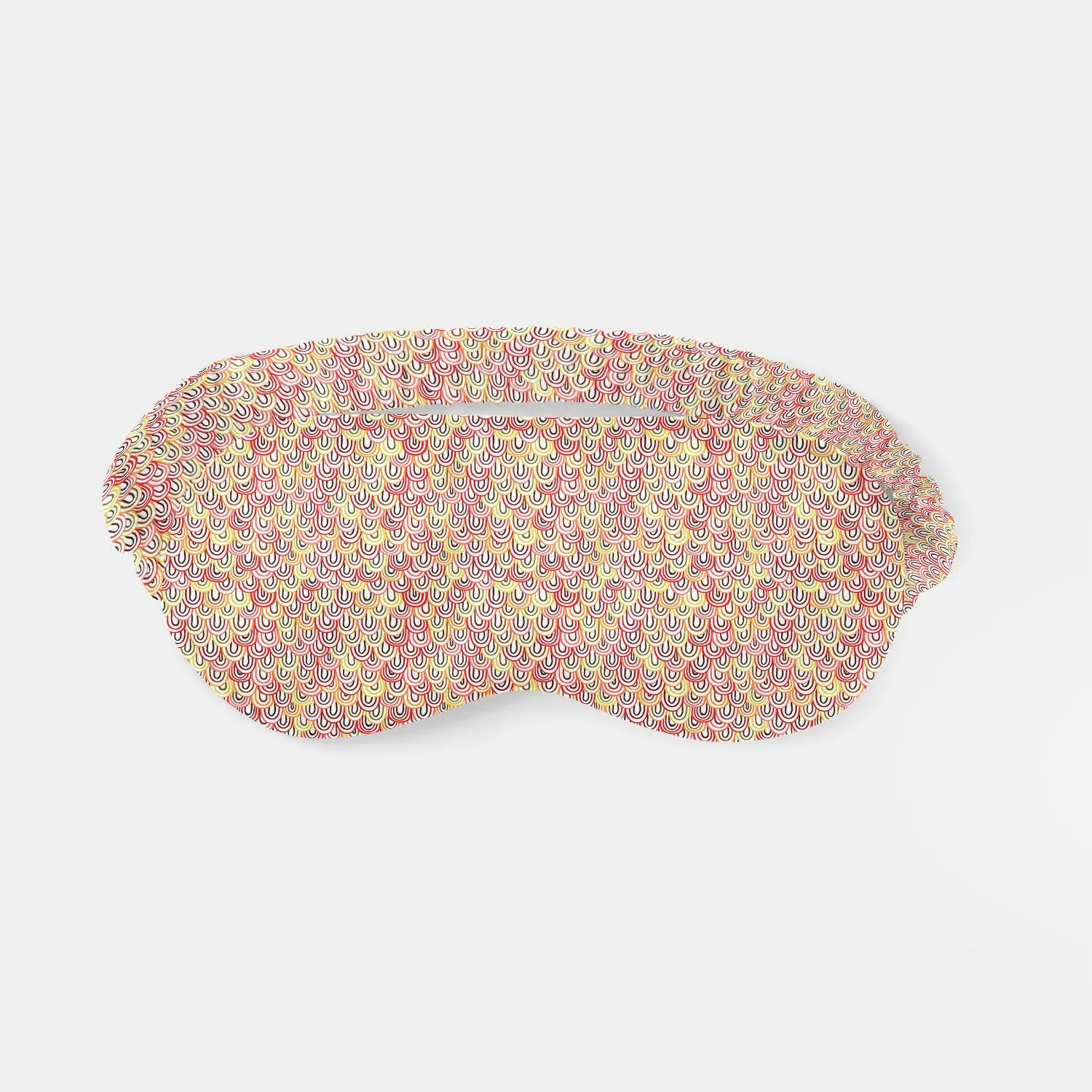 Abstract Doodles Sleeping Eye Pad Blackout Eye Cover | Soft Anti-Allergic Eco-Friendly Natural Mulberry Silk Fabric
