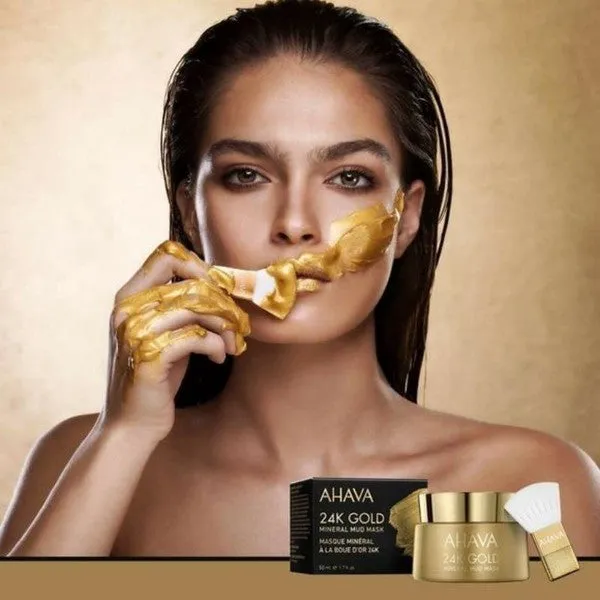 AHAVA 24K Gold Mineral Mud Mask 50ml