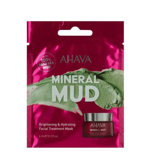 AHAVA Mineral Mud Brightening and Hydrating Mask 6ml - Single Use