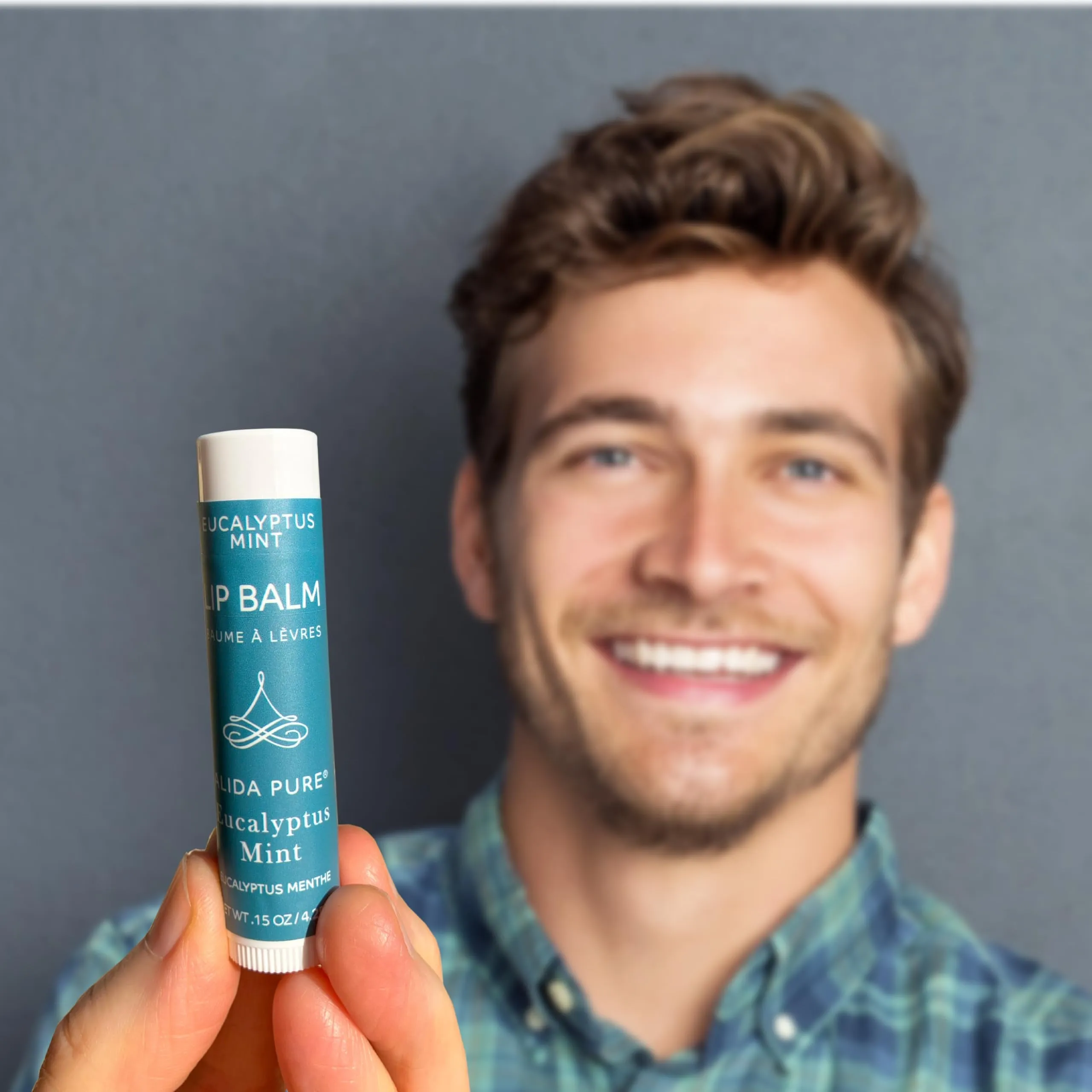 ALIDA PURE Fruit Mint Lip Balm Collection, Vegan Lip Balm Set, Bees Wax Free, Coconut Oil Free, Avocado Oil, Organic Jojoba Oil, Vitamin E, Natural Moisturizer For Dry Cracked Lips, 3 Tube Set