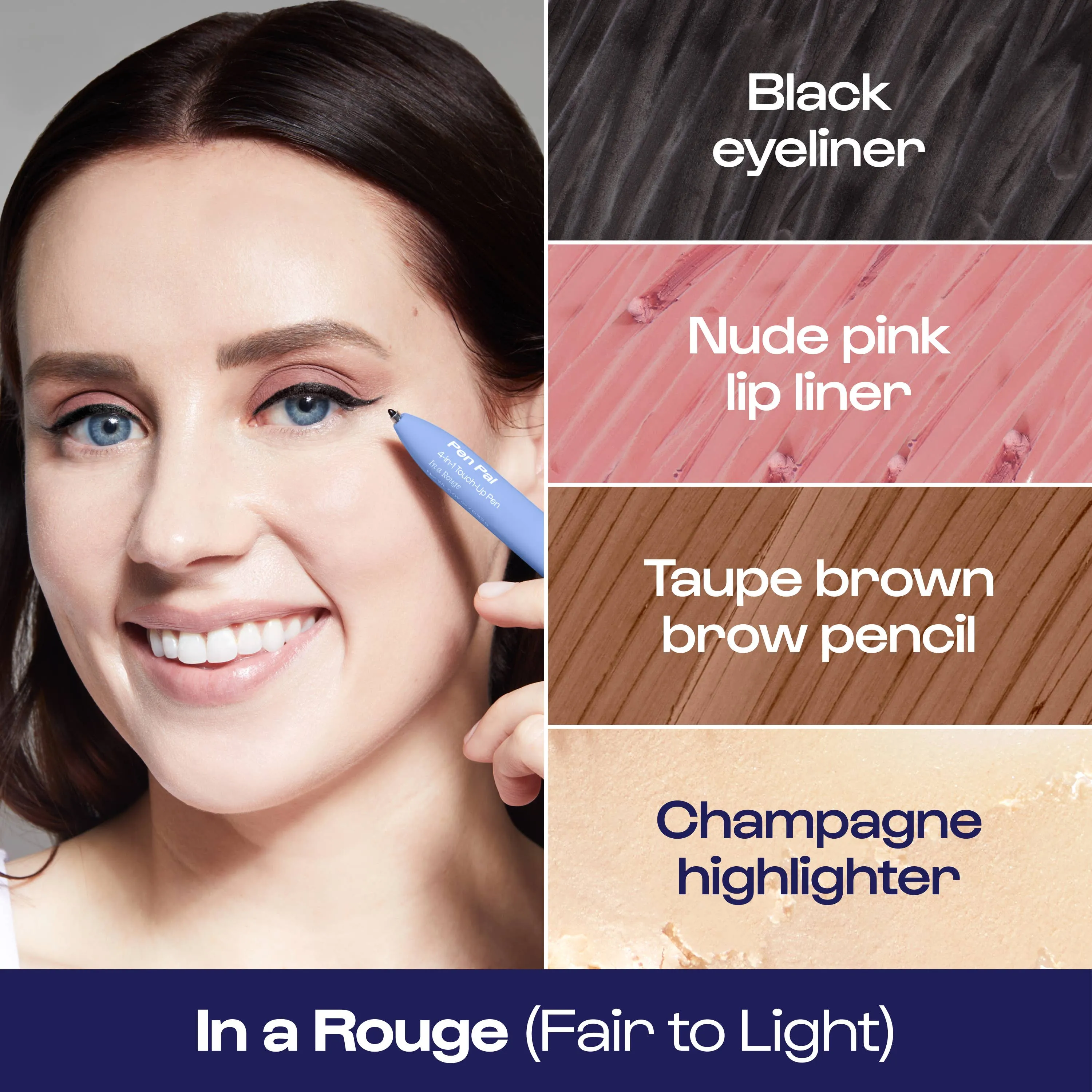 Alleyoop - Pen Pal 4-in-1 Makeup Touch Up Pen - In a Rouge
