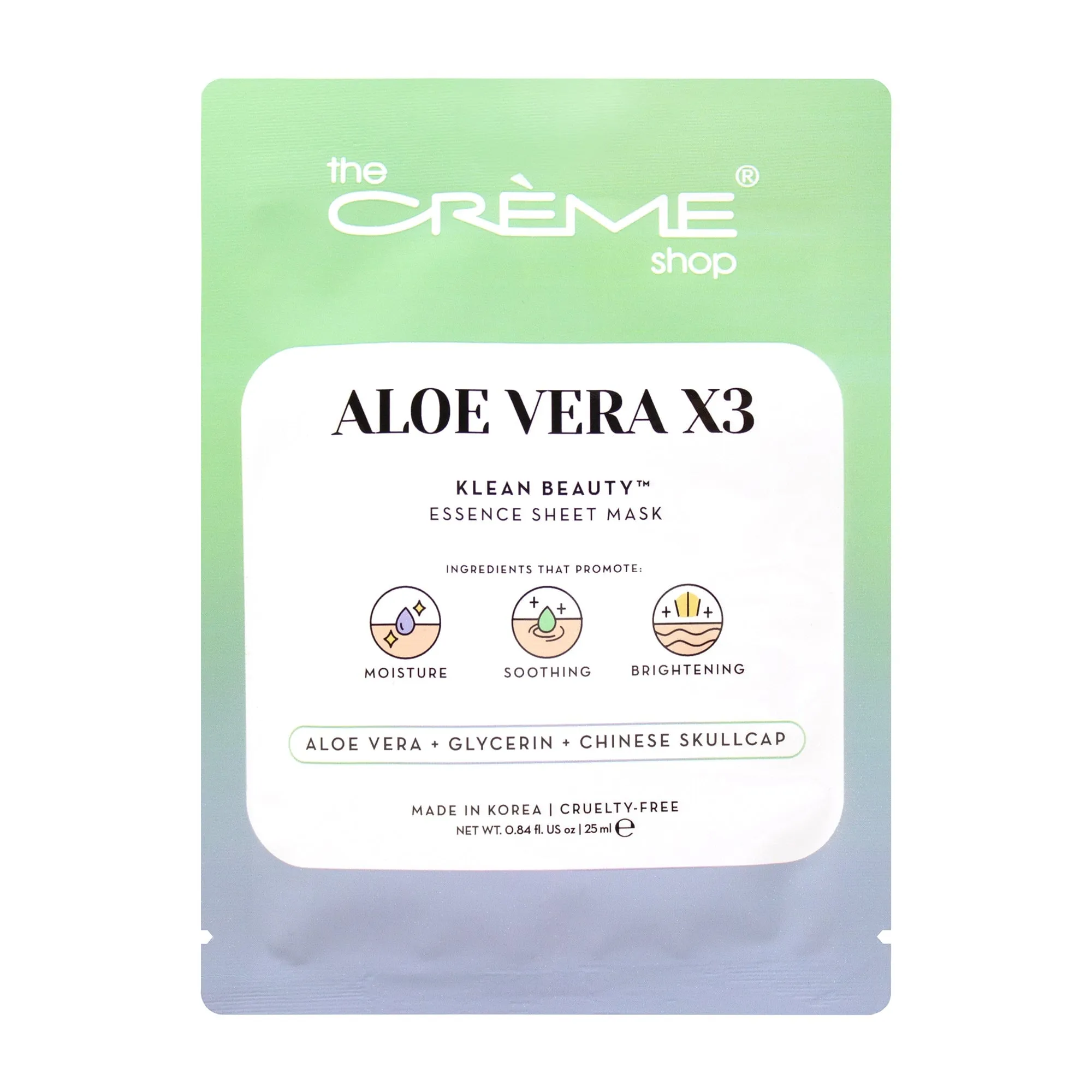 ALOE VERA X3 Klean Beauty™️ Essence Sheet Mask