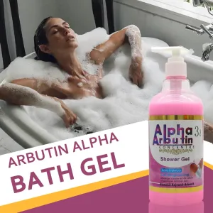 Alpha Arbutin Body Wash Cleansing Whitening Moisturizing Exfoliating Odor Women's Body Shower Gel 500ml