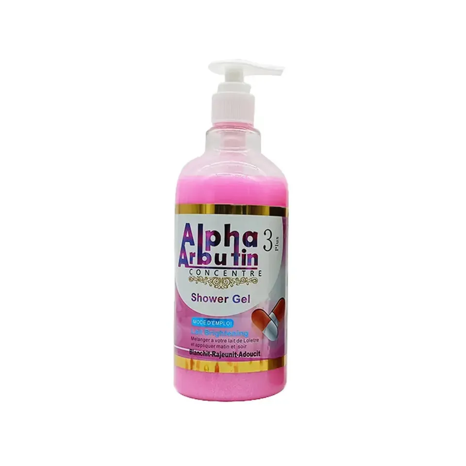 Alpha Arbutin Body Wash Cleansing Whitening Moisturizing Exfoliating Odor Women's Body Shower Gel 500ml