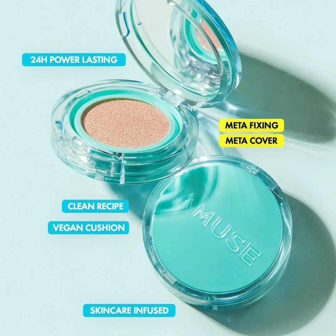 AMUSE Meta Fixing Vegan Cushion 15g - 3 Color to Choose
