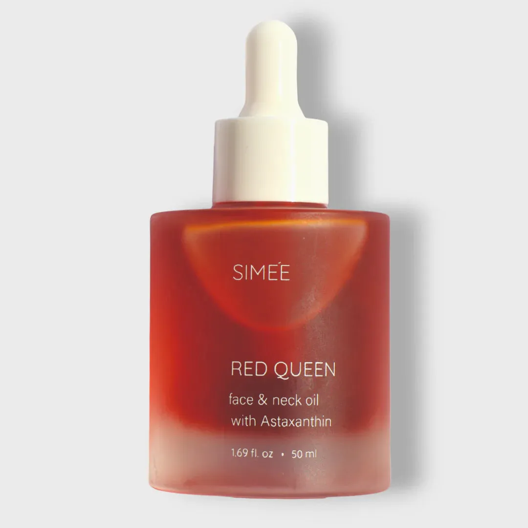 An anti-aging facial serum containing red algae