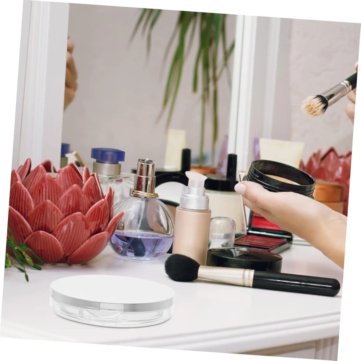 Angoily 2pcs Box Loose Powder Box Toiletry Containers Makeup Powder Container 5g Powder Case Take a Bath